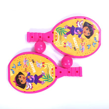 Load image into Gallery viewer, Dora Racket Set - Small | Plastic table tennis set | Mini Racket | Kids sports racket set | Tennis practice set | Children aged 3+ years