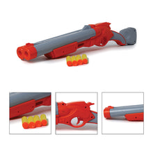 Load image into Gallery viewer, Chhota Bheem Double Barrel Shotgun | Foam Blaster Gun | Safe & Long Range | Lock & Load Pump Action | Toy Shotgun | Dart Shooter | Target Shooting Gun | For Kids, Teens, Adults