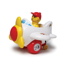Load image into Gallery viewer, Plane Pull Along | Interactive pull toy | Toy for walking babies Toddler | Movement toy | Early learning Pull toy | Toddler activity toy | For age 12+ Months