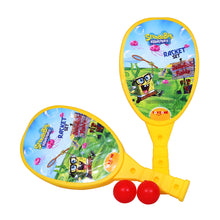 Load image into Gallery viewer, SpongeBob Racket Set - Medium | Plastic table tennis set | Mini Racket | Kids sports racket set | Tennis practice set | Children aged 3+ years