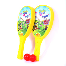 Load image into Gallery viewer, SpongeBob Racket Set - Medium | Plastic table tennis set | Mini Racket | Kids sports racket set | Tennis practice set | Children aged 3+ years