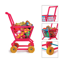Load image into Gallery viewer, Kids Shopping Trolley | Role Play Cart | Pretend Play Trolley | Toy Grocery Cart | Household Set | For Kids 3+ years