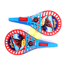 Load image into Gallery viewer, Spiderman POP Catch Set Half cut | Launch and catch game | Catch ball set | Handheld launchers | Active play toy | Ball launcher toy | Pop trigger | ball launcher set | For age 3+ years