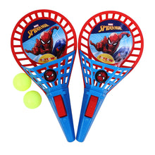Load image into Gallery viewer, Spiderman POP Catch Set Half cut | Launch and catch game | Catch ball set | Handheld launchers | Active play toy | Ball launcher toy | Pop trigger | ball launcher set | For age 3+ years