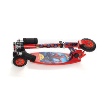 Load image into Gallery viewer, Spiderman Scooter Oval | Kids Scooter | Adjustable & Foldable Scooter | Skateboard Scooter | Rear Brake Scooter for kids | Foldable Kids Scooter | For Kids age 5+ years