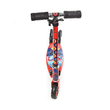 Load image into Gallery viewer, Spiderman Scooter Oval | Kids Scooter | Adjustable & Foldable Scooter | Skateboard Scooter | Rear Brake Scooter for kids | Foldable Kids Scooter | For Kids age 5+ years