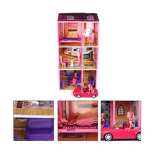Load image into Gallery viewer, Super Star Dream Doll House | Girls Role Playset | Pretend Play | Doll House with Furniture | Dollhouse Accessories | Imaginative Play | Playhouse | For Kids Age 3+ years