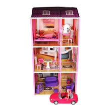 Load image into Gallery viewer, Super Star Dream Doll House | Girls Role Playset | Pretend Play | Doll House with Furniture | Dollhouse Accessories | Imaginative Play | Playhouse | For Kids Age 3+ years