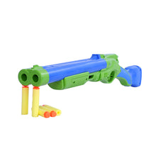 Load image into Gallery viewer, Ninja Turtle Double Barrel Shotgun | Foam Blaster Gun | Safe & Long Range | Lock & Load Pump Action | Toy Shotgun | Dart Shooter | Target Shooting Gun | For Kids, Teens, Adults