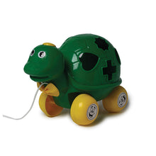 Load image into Gallery viewer, Turtle Pull Along | Interactive pull toy | Toy for walking babies Toddler | Movement toy | Early learning Pull toy | Toddler activity toy | For age 12+ Months