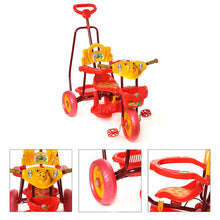 Load image into Gallery viewer, Winnie The Pooh Tricycle | Cycle with Parent Handle | Baby Cycle | Tricycle for Kids | Baby Tricycle | Trike Cycle| Rubber Wheel | For Kids 2+ years