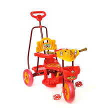 Load image into Gallery viewer, Winnie The Pooh Tricycle | Cycle with Parent Handle | Baby Cycle | Tricycle for Kids | Baby Tricycle | Trike Cycle| Rubber Wheel | For Kids 2+ years