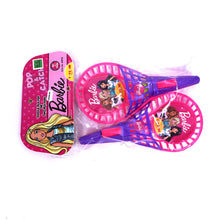 Load image into Gallery viewer, Barbie POP Catch Set Half cut | Launch and catch game | Catch ball set | Handheld launchers | Active play toy | Ball launcher toy | Pop trigger | ball launcher set | For age 3+ years