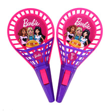 Load image into Gallery viewer, Barbie POP Catch Set Half cut | Launch and catch game | Catch ball set | Handheld launchers | Active play toy | Ball launcher toy | Pop trigger | ball launcher set | For age 3+ years