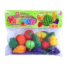 Load image into Gallery viewer, Paradise Fruits & Vegetables - 15Pcs | Fruit & vegetable toy set | Kids food blocks | Pretend play food | Educational food toys | Toddler fruit set | Kids play vegetables | Learning fruit blocks | Play food for toddlers | For kids age 3+ years