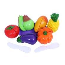 Load image into Gallery viewer, Paradise Fruits & Vegetables - 9Pcs | Fruit & vegetable toy set | Kids food blocks | Pretend play food | Educational food toys | Toddler fruit set | Kids play vegetables | Learning fruit blocks | Play food for toddlers | For kids age 3+ years