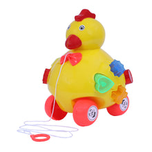 Load image into Gallery viewer, Hen Pull Along | Interactive pull toy | Toy for walking babies Toddler | Movement toy | Early learning Pull toy | Toddler activity toy | For age 12+ Months