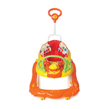 Load image into Gallery viewer, Happy Monkey Baby Walker | Foldable baby walker | Parental handle | Easy to control | Rotatable wheel | First steps walker | Baby walking support | Adjustable height | Non-slip | Durable baby walker | For Toddlers