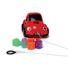Load image into Gallery viewer, Car Pull Along | Interactive pull toy | Toy for walking babies Toddler | Movement toy | Early learning Pull toy | Toddler activity toy | For age 12+ Months