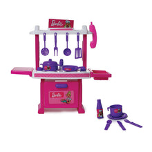 Load image into Gallery viewer, Barbie Kitchen Set | Kids Kitchen Set | Role Play Set | Pretend Play Kitchen Accessories Set | Cooking set | Miniature Household Set | For Kids age 3+ years