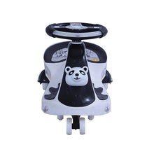 Load image into Gallery viewer, Baby Panda Magic Car - Black | Ride-on car | Swing car | kids toy car | Comfortable Seat | Elegant Design | Twister Ride on | Pedal-free car | For kids 3+ years