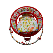 Load image into Gallery viewer, Round Small Walker - Red | Foldable baby walker | Rotatable wheel | First steps walker | Baby walking support | Adjustable height | Non-slip | Durable baby walker | For Toddlers