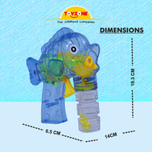 Load image into Gallery viewer, Fish Bubble Gun | Bubble Gun Toy | Bubble Blower | Bubble maker for Kids | Portable Bubble Machine | Outdoor &amp; Indoor activity toy | Music with Soft Light | Colorful Bubbles | Cool bubble toy | For kids age 3+ years
