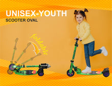 Load image into Gallery viewer, Hulk Scooter Oval | Kids Scooter | Adjustable &amp; Foldable Scooter | Skateboard Scooter | Rear Brake Scooter for kids | Foldable Kids Scooter | For Kids age 5+ years
