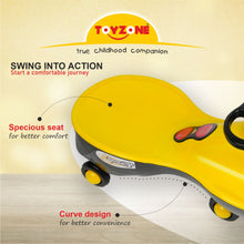 Load image into Gallery viewer, Little Champ Magic Car - Yellow | Swing Car | Kids Toy Car | Comfortable Seat | Elegant Design | Twister Ride on | Pedal-free car | Push Car | Twist Car | For Kids 3+ Years
