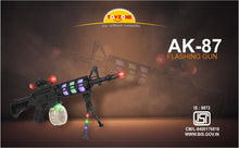 Load image into Gallery viewer, AK-87 Flashing Gun | Shooting Gun | Role Play Toy | Compact Toy Gun | Imaginative Play Gun | For Kids 3+ years
