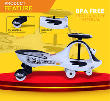 Load image into Gallery viewer, Baby Panda Magic Car - Black | Ride-on car | Swing car | kids toy car | Comfortable Seat | Elegant Design | Twister Ride on | Pedal-free car | For kids 3+ years
