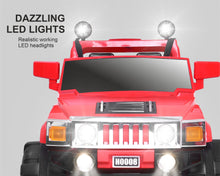 Load image into Gallery viewer, Humer Electric Car TZ-0008 - Red | Frequency 2.4 GHz | Lights &amp; Music | Ride-On Car | Seat Belt for Safety | Perfect Tyre Grip | Make in India | For Kids 3+ years
