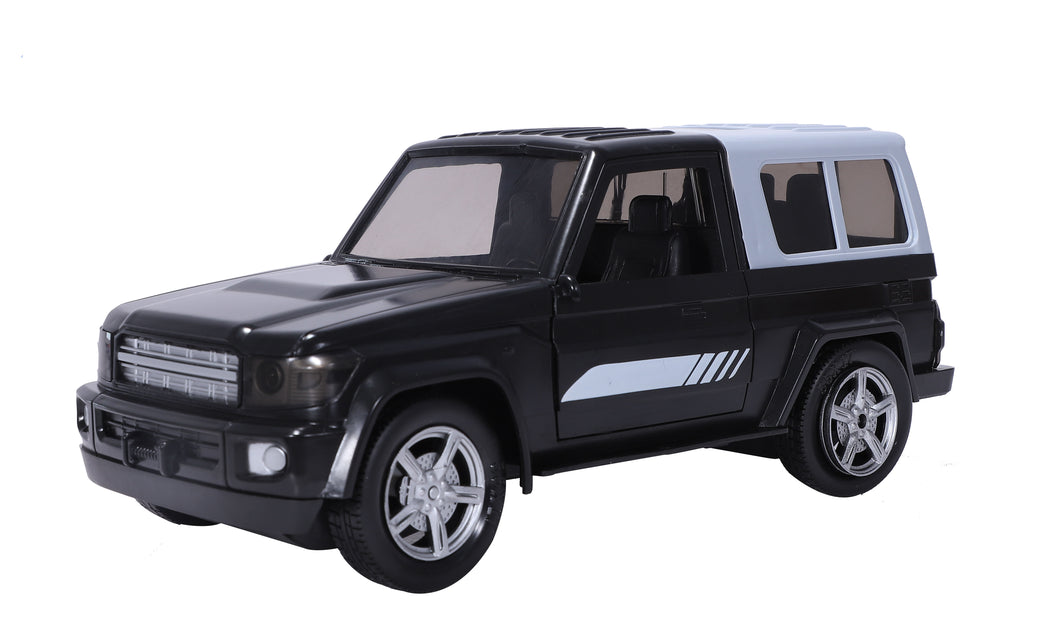 Black Cob RC Car | 27 MHz Fully Functionable | 1:24 Scale | Battery & Charger Cable | Range upto 25m | Luminous Headlight | Perfect Tyre Grip | For Age 4+ Years