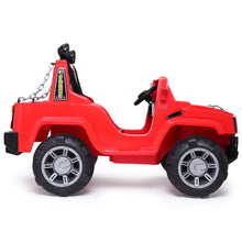 Load image into Gallery viewer, Humer Electric Car TZ-0008 - Red | Frequency 2.4 GHz | Lights &amp; Music | Ride-On Car | Seat Belt for Safety | Perfect Tyre Grip | Make in India | For Kids 3+ years
