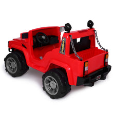 Load image into Gallery viewer, Humer Electric Car TZ-0008 - Red | Frequency 2.4 GHz | Lights &amp; Music | Ride-On Car | Seat Belt for Safety | Perfect Tyre Grip | Make in India | For Kids 3+ years
