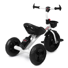 Load image into Gallery viewer, Phoenix Tricycle - White | Kids Baby Cycle | Baby Push Cycle | With Rubber Wheels | Kids 3-Wheel Bike with Basket | For Kids 3+ Years
