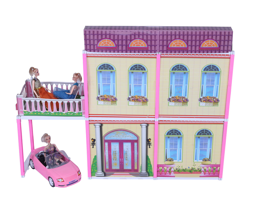 My Splendid Doll House | Girls Role Playset | Pretend Play | Doll House with Furniture | Dollhouse Accessories | Imaginative Play | Playhouse | For Kids Age 3+ years