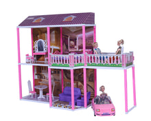 Load image into Gallery viewer, My Splendid Doll House | Girls Role Playset | Pretend Play | Doll House with Furniture | Dollhouse Accessories | Imaginative Play | Playhouse | For Kids Age 3+ years
