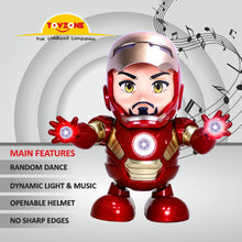 Load image into Gallery viewer, Ironman Dance Hero Bump &#39;N&#39; Go | Lights &amp; Sound | Musical Baby Toy | Baby Dance Toy | Active Play Toy | Battery Operated Toy | Educational Toy for Infants | Infant Sensory Play Toy | For New Born &amp; Toddlers
