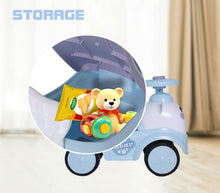 Load image into Gallery viewer, Baby Star - Blue | Push Ride-on | Push Car with Storage | Ride-On Car with Backrest | Ride On for Toddlers | For Kids 3+ years
