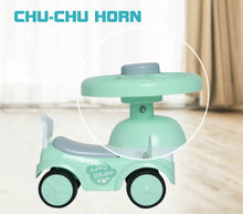 Load image into Gallery viewer, Baby Star - Green | Push Ride-on | Push Car with Storage | Ride-On Car with Backrest | Ride On for Toddlers | For Kids 3+ years
