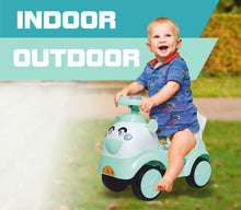 Load image into Gallery viewer, Baby Star - Green | Push Ride-on | Push Car with Storage | Ride-On Car with Backrest | Ride On for Toddlers | For Kids 3+ years
