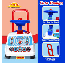 Load image into Gallery viewer, Doraemon Mini Ride On | Push Ride-on | Push Car with Storage | Ride-On Car with Backrest | Ride On for Toddlers | For Kids 3+ years
