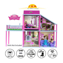 Load image into Gallery viewer, Disney My Dream Villa - 101 pcs | Girls Role Playset | Pretend Play | Doll House with Furniture | Dollhouse Accessories | Imaginative Play | Playhouse | For Kids Age 3+ years
