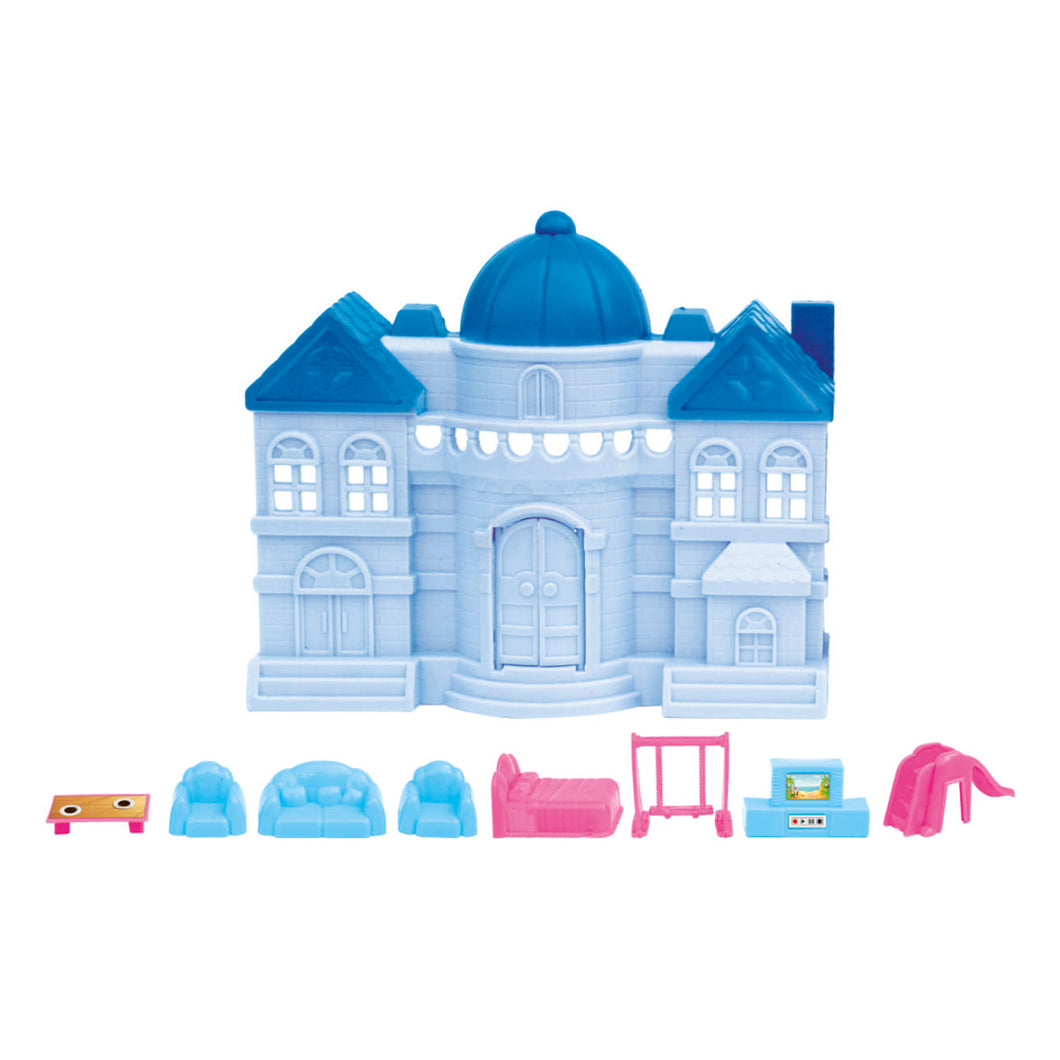 Emily Mansion Doll House | Girls Role Playset | Pretend Play | Doll House with Furniture | Dollhouse Accessories | Imaginative Play | Playhouse | For Kids Age 3+ years