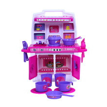 Load image into Gallery viewer, Barbie - My Little Kitchen | Kids Kitchen Set | Role Play Set | Pretend Play Kitchen Accessories Set | Cooking set | Miniature Household Set | For Kids age 3+ years
