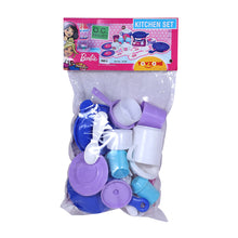 Load image into Gallery viewer, Barbie Kitchen Set | Kids Kitchen Set | Role Play Set | Pretend Play Kitchen Accessories Set | Cooking set | Miniature Household Set | For Kids age 3+ years
