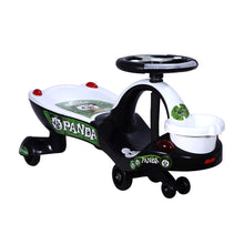 Load image into Gallery viewer, Eco Panda Magic Car - Black | Ride-on car | Swing car | kids toy car | Comfortable Seat | Elegant Design | Twister Ride on | Pedal-free car | For kids 3+ years
