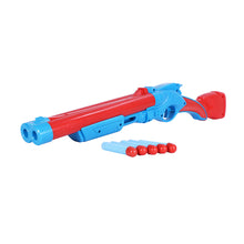 Load image into Gallery viewer, Captain America Double Barrel Shotgun | Foam Blaster Gun | Safe &amp; Long Range | Lock &amp; Load Pump Action | Toy Shotgun | Dart Shooter | Target Shooting Gun | For Kids, Teens, Adults
