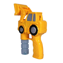 Load image into Gallery viewer, Excavator Bubble Gun | Bubble Gun Toy | Bubble Blower | Bubble maker for Kids | Portable Bubble Machine | Outdoor &amp; Indoor activity toy | Music with Soft Light |  Excavator Model | Colorful Bubbles | Cool bubble toy | For kids age 3+ years

